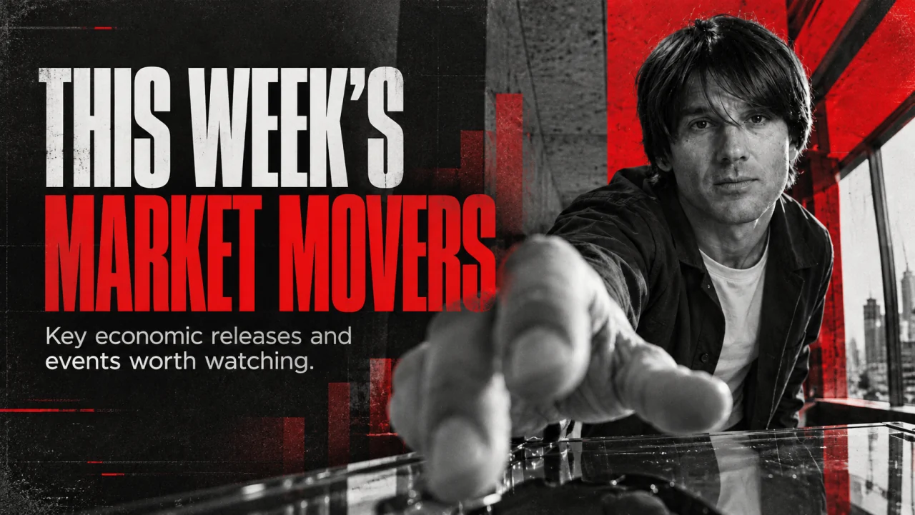 Market preparation artwork: This week's market movers. Key economic releases and events worth watching.